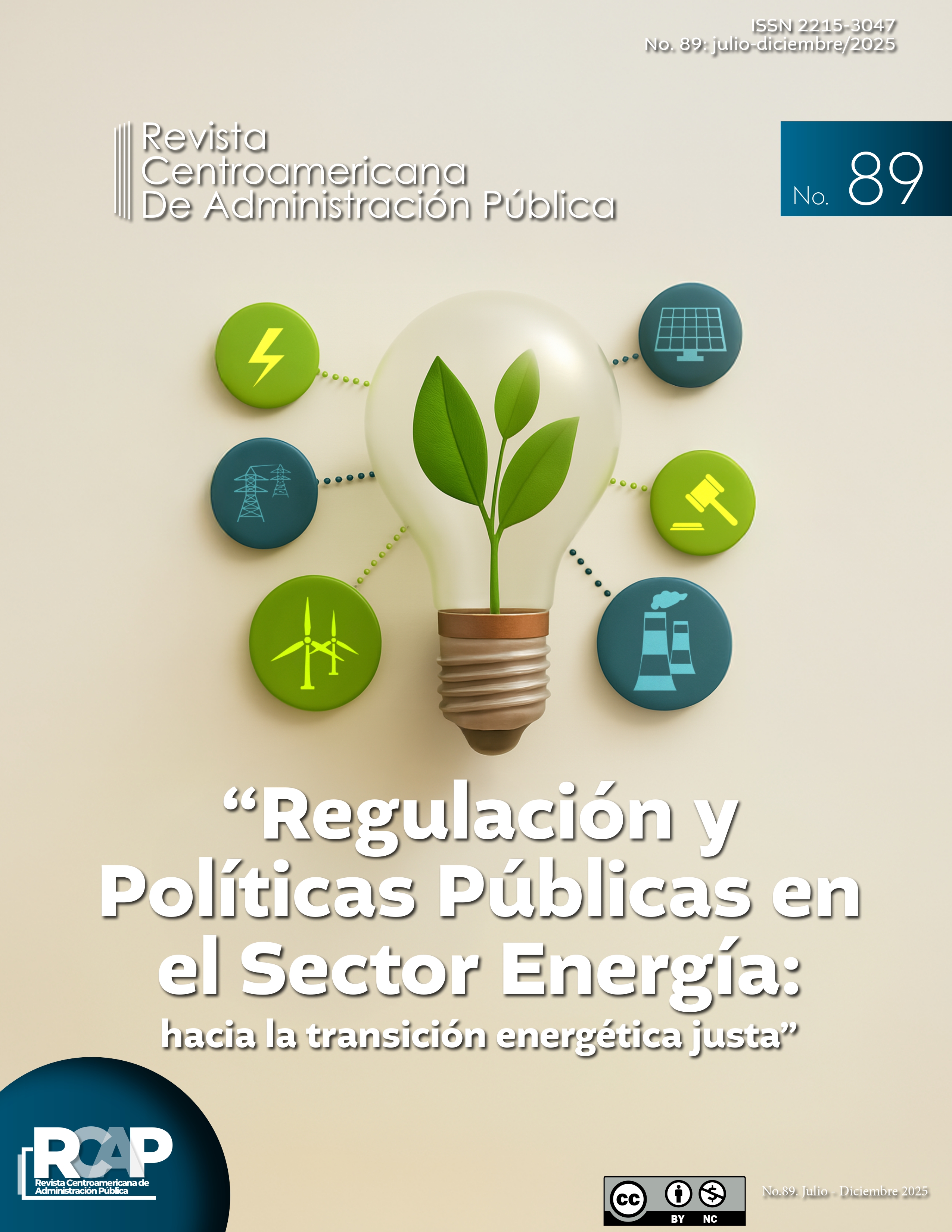 					Ver Núm. 89 (2025): Regulación y  Políticas Públicas en el Sector Energía: hacia la transición energética justa
				